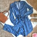 Free People Pants & Jumpsuits | Free People Lou Denim Jumpsuit | Color: Blue | Size: 2