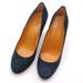 J. Crew Shoes | J Crew Etta Suede Pumps Size 9.5 Classic Black Neutral Minimalist | Color: Black | Size: 9.5