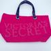 Victoria's Secret Bags | Beautiful Pink Victoria’s Secret Tote Bag | Color: Pink/Silver | Size: Os