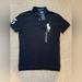 Polo By Ralph Lauren Shirts | Brand New! Polo By Ralph Lauren Big Pony Custom Slim Fit Small Polo Shirt- Black | Color: Black | Size: S