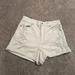 American Eagle Outfitters Shorts | Distressed White Denim Shorts, American Eagle Jean Stretch Shorts | Color: Gold/White | Size: 6