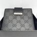 Gucci Bags | Gucci Black Grey Canvas Leather 74209 Wallet Card Case Snap | Color: Black/Gray | Size: Os