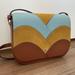 Kate Spade Bags | Kate Spade Nadine Patchwork Flap Shoulder Bag Crossbody Brown Leather Medium | Color: Brown/Yellow | Size: Os