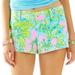 Lilly Pulitzer Shorts | Lilly Pulitzer Callahan Shorts, Size 0 | Color: Green/Pink | Size: 0