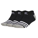 Adidas Underwear & Socks | Adidas 3pk. No Show Cushioned Socks | Color: Black/White | Size: Fits Shoe Size: 6-12