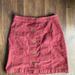 Anthropologie Skirts | Anthropologie Pilcro And The Letter Press Burgundy Skirt | Color: Pink/Red | Size: 4