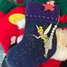 Disney Holiday | Disney Store Christmas Stocking Ultra Rare Tinker Bell Tink 1999 Purple Bnwt! | Color: Purple | Size: Os