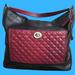 Coach Bags | Coach Quilted Leather Tote Bag | Color: Black/Red | Size: Os
