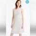 J. Crew Dresses | J. Crew Fully Lined Windowpane Dress. Nwot. Pockets Not Even Cut Open ! | Color: Black/White | Size: 6p