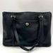 Coach Bags | Coach Black, Leather Shoulder Bag With Silver Hardware, Zipper Closure | Color: Black/Silver | Size: 12”X9” Aprox