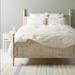 Anthropologie Bedding | Anthropologie Joey Washed Percale Duvet Cover Twin | Color: White | Size: Twin