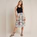 Anthropologie Skirts | Anthropologie Devi Embroidered Midi Skirt Vineet Bahl Womens Small | Color: White | Size: S