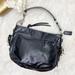 Coach Bags | Coach Zoe Black Patent Leather Hobo Bag | Color: Black | Size: Os