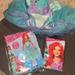 Disney Costumes | Disney Princess Little Mermaid Princess Ariel Costume And Wig | Color: Green/Purple | Size: Medium (Size 8-10)