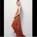 Free People Dresses | Free People Extratropical Romantic Open Back Tiered Ruffle Fall Color Maxi Dress | Color: Orange/Red | Size: Xs