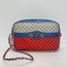 Gucci Bags | Gucci Laminated Nappa Trapuntata Small Zumi Shoulder Bag | Color: Blue/Red | Size: Os