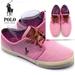 Polo By Ralph Lauren Shoes | Gently Worn Pink Polo Casual Sneakers - Size 8.5 | Color: Pink | Size: 8.5