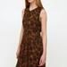 Burberry Dresses | Burberry Brit Leopard Print Mulberry Silk Front Zip Dress | Color: Brown | Size: 10