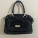 Coach Bags | Coach Kristen Black And Teal Handbag | Color: Black/Blue | Size: Os