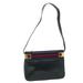 Gucci Bags | Gucci Sherry Line Shoulder Bag Leather Black Red Navy Auth Th4022 | Color: Black/Red | Size: W11.0 X H8.3 X D2.0inch