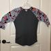 Lularoe Tops | Ladies Lularoe Baseball Shirt, Randy, Size M (10-12) Euc. | Color: Gray/Red | Size: M