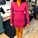 Athleta Dresses | Athleta Purple 1/4 Zip Active Long Sleeved Dress Womens Size Small. Nwot | Color: Pink | Size: S