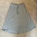 Athleta Skirts | Athleta Jersey High Low Skirt | Color: Gray | Size: S