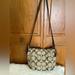 Coach Bags | Authentic Coach Signature Shoulder Bag Euc | Color: Brown/Tan | Size: 10”X 14”X 3.5”