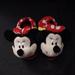 Disney Shoes | Disney Minnie Mouse Girls Toddler Slippers Size 9/10 | Color: Black/Red | Size: 10g