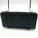 Kate Spade Bags | Kate Spade Black Leather Wallet,18 Card Slots Id,4 Money Slits, Coin Zip On Back | Color: Black/Gold | Size: 8” X 4”