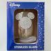 Disney Dining | Disney Mickey Mouse Icon Rhinestone Glass. | Color: Silver | Size: Os