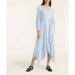 J. Crew Dresses | J.Crew Handkerchief Hem Shirtdress In Light Blue Size Xxl | Color: Blue | Size: Xxl