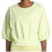 Free People Tops | Free People Movement Lead The Pack Puff Sleeve Top Women's Medium | Color: Green | Size: M