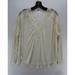 Free People Tops | Free People Top Small Pullover Blouse Lace Crochet Sheer Floral Knit | Color: White | Size: S