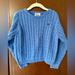 Lilly Pulitzer Shirts & Tops | Lilly Pulitzer Blue Cable Knit Sweater Size 6 | Color: Blue | Size: 6g