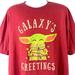 Disney Intimates & Sleepwear | Baby Yoda Disney Galaxys Greetings Star Wars Christmas T-Shirt 3xl Sleep Grogu | Color: Green/Red | Size: 3xl