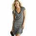 Athleta Dresses | Athleta Black & Gray Stripe Topanga Dress: B005 | Color: Black/Gray | Size: L