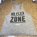 Pink Victoria's Secret Tops | Gray Tank Top From Pink By Victoria’s Secret- “No Flex Zone” Size Medium | Color: Gray | Size: M