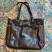 Coach Bags | Coach Gallery East West Black Leather Shoulder Bag Purse | Color: Black | Size: Os