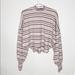 Free People Tops | Free People Steph Pink Long Sleeve Striped Top Size Xs | Color: Pink/White | Size: Xs