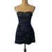 Free People Dresses | Free People Women's Mini Halter Dress Black Floral Lace Size 2 Lining Party. | Color: Black | Size: 2