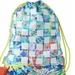 Lilly Pulitzer Bags | Lilly Pulitzer | Colorful Cotton Drawstring Bag | Color: Blue/Pink | Size: Os