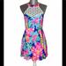 Lilly Pulitzer Dresses | Lilly Pulitzer Kinley Dress Jungle Utopia Size 4 | Color: Blue | Size: 4