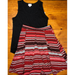 Lularoe Skirts | Lularoe Madison Skirt, Small, Nwt | Color: Black/Red | Size: S