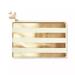 Kate Spade Bags | Kate Spade Gold Stripe Pencil Pouch | Color: Cream/Gold | Size: Os