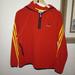 Adidas Tops | Adidas Fleece Vintage Sweatshirt Sz Small | Color: Red/Yellow | Size: S