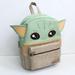 Disney Bags | Disney Star Wars The Mandalorian The Child Grogu Figural Mini Backpack | Color: Green/Tan | Size: Os