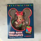 Disney Holiday | Disney Mickey Unlimited: Minnie Mouse Tree-Rific Treasures Ornament By Enesco | Color: Pink/Red | Size: Os