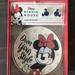 Disney Accessories | Disney Minnie Mouse Crystal Stud Earrings In Sterling Silver & "Own Your Style" | Color: Blue | Size: Osg