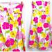 Lilly Pulitzer Dresses | Lilly Pulitzer Sweet Sally Strapless Floral Dress | Color: Pink/Yellow | Size: 4